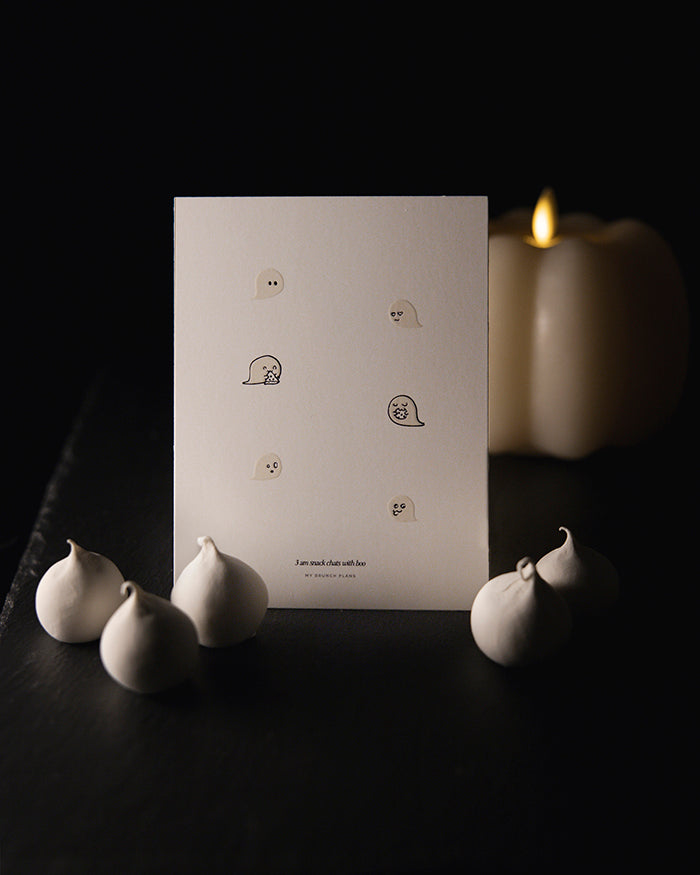 ghost snacking art print