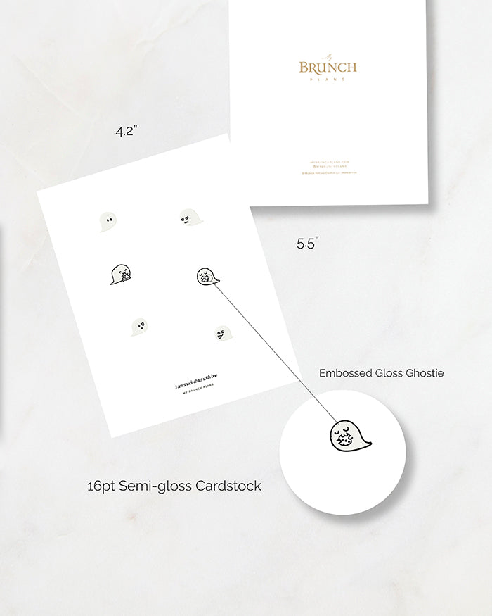 ghost snacking art print